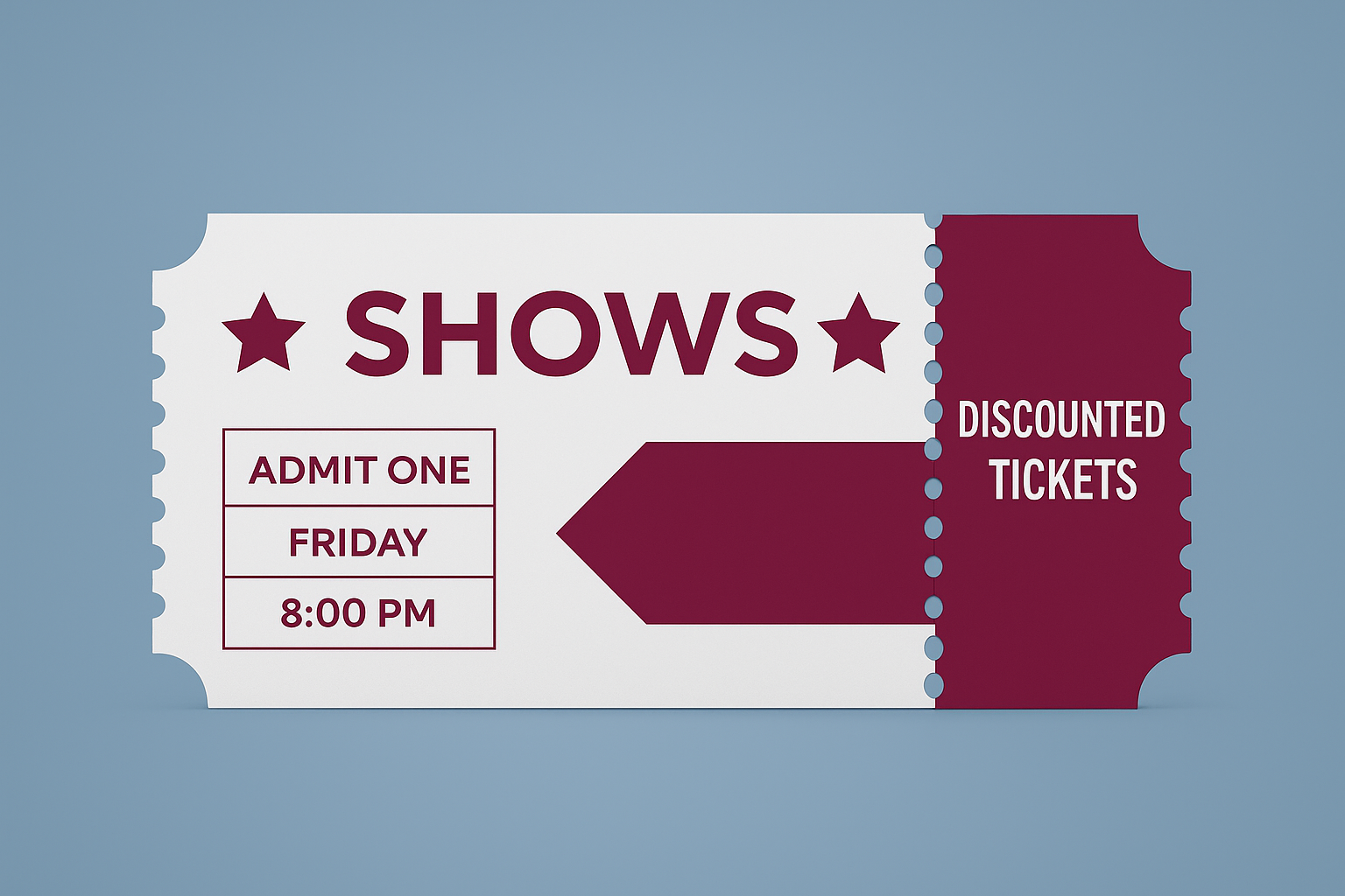 Event Ticket with Discount Offer