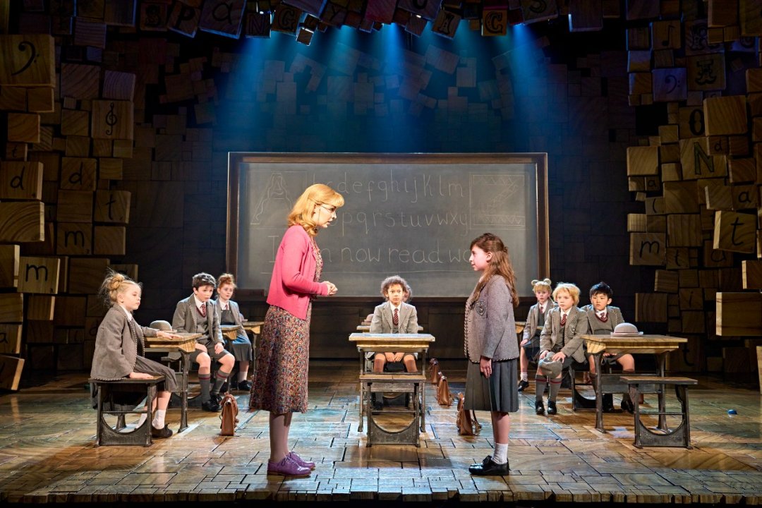 Matilda with teacher
